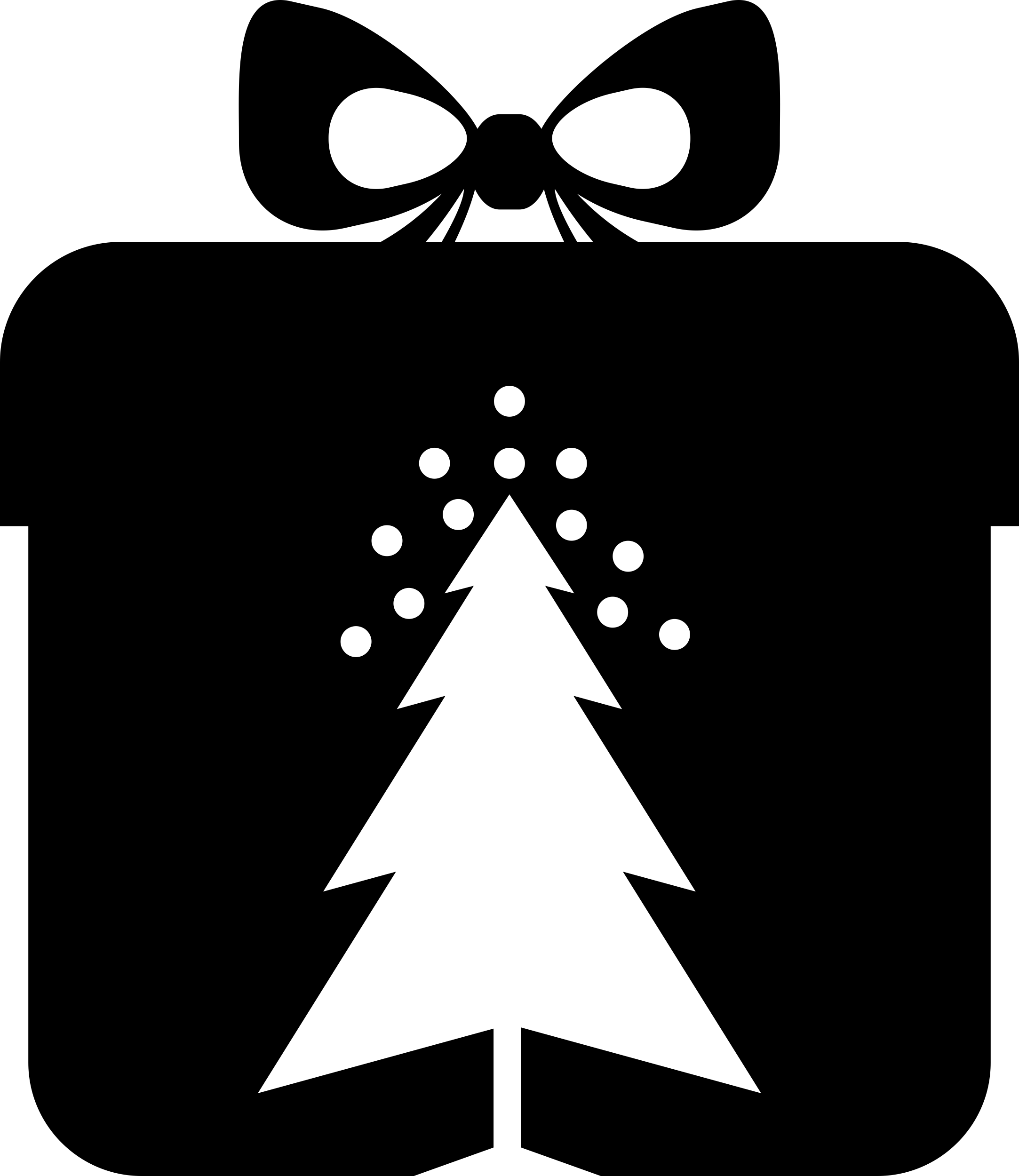 Christmas Present Simple Line Art Svg Free Vectors